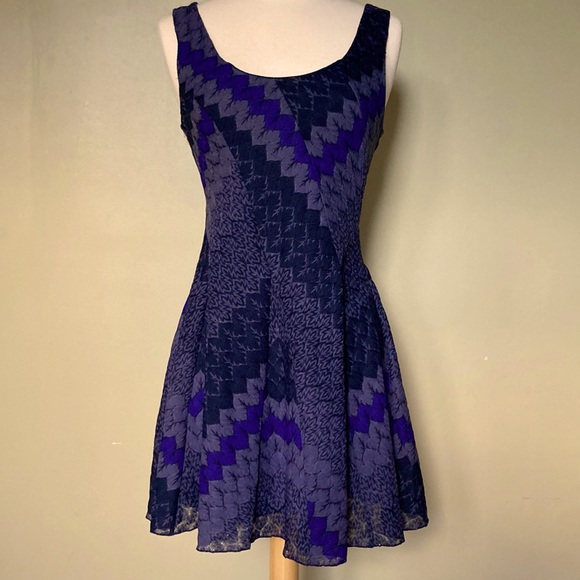 FREE PEOPLE My One and Only Chevron Dress - Picture 2 of 4